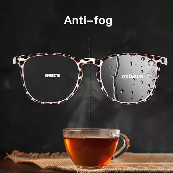 3 Protective Eyewear for Women and Men: Anti-Fog Blue Light Glasses