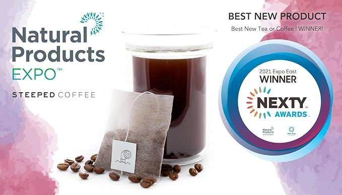 2 Single Serve Coffee Packs, No Machine Needed, Commercially Compostable, Just Add Water, Direct Trade, Hand Roasted & Freshly Ground, Specialty Grade, Nitro Sealed for Freshness (Organic Breakwater (French Roast), 8 Count (Pack of 1))
