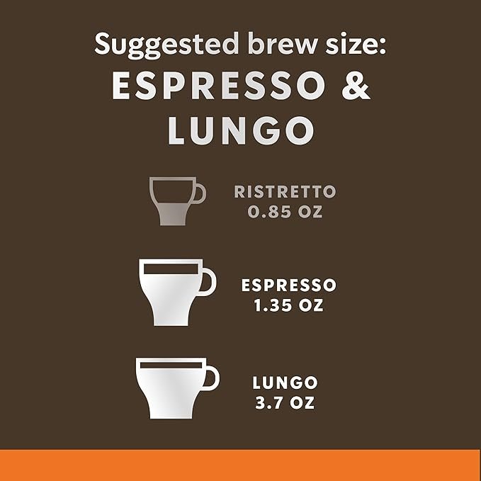 6 Starbucks Caramel Coffee for Nespresso Original Line System (50 single serve capsules) Naturally Flavored
