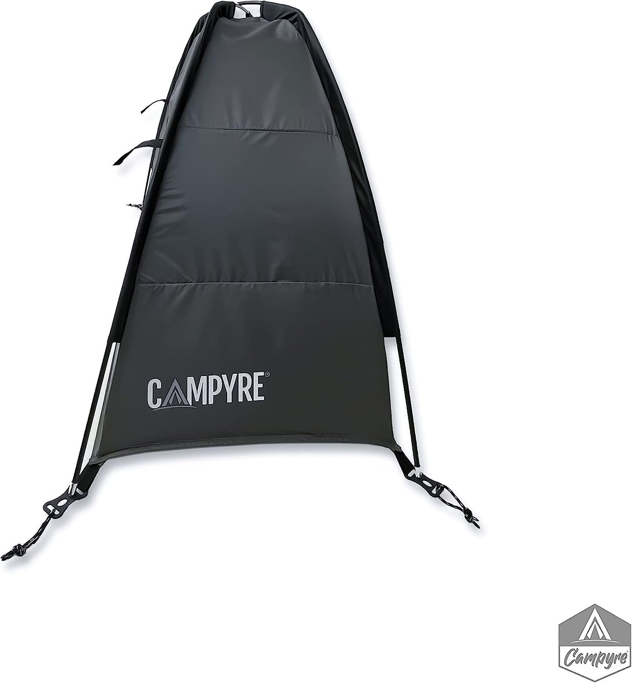 3 CAMPYRE - Compact Camping Organizer with Zippered Flap, 9-Shelf Storage. Ideal for Tent, RV, or any Outdoor Gear Organization (Patented - Licensed)