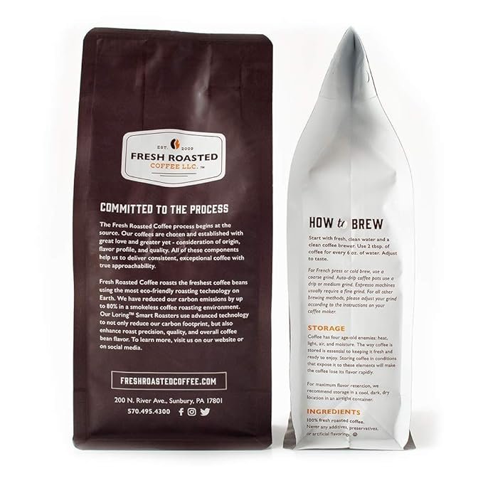 2 Fresh Roasted Coffee, Organic Guatemala Huehuetenango | 2 lb (32 oz) | Single Origin | Medium Roast | Mold & Mycotoxin Tested, Kosher | Whole Bean