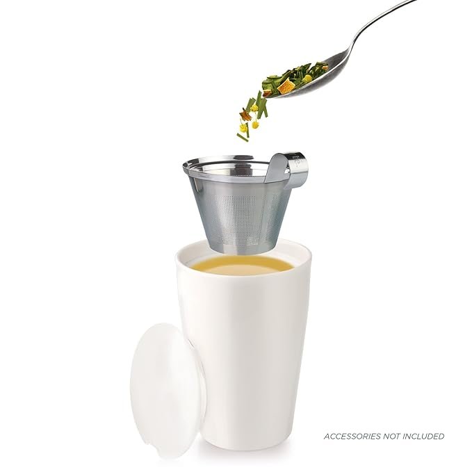 3 Tea Forte Lemon Sorbetti Organic Green Tea, Loose Tea Canister Makes 35-50 Cups, 1.76 Ounces