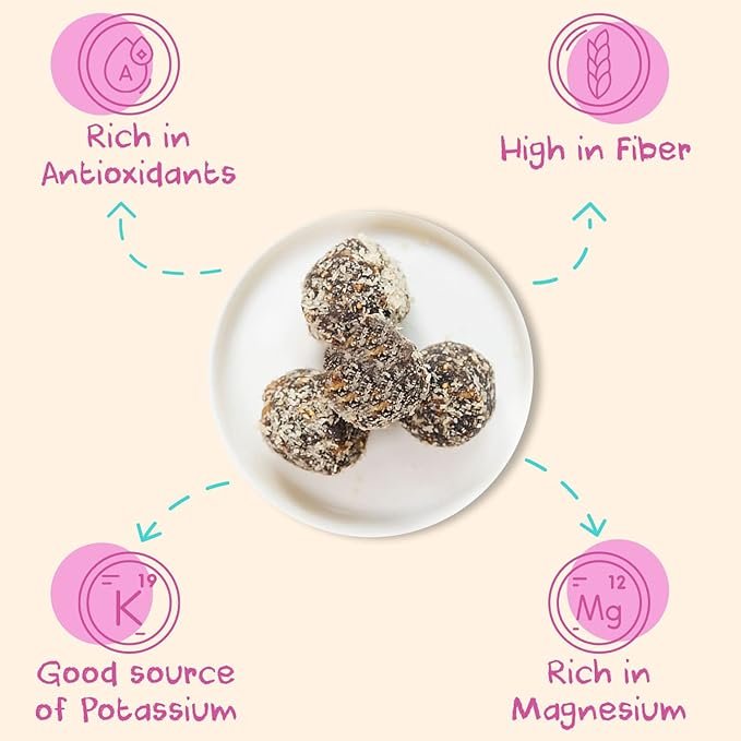 1 Sunny Fruit 100% RAW Fruit & Nut Snacks, Cherry & Hazelnut, 6-Pack (9 Balls Per Bag) | Healthy, Convenient, On-the-Go Energy Balls | ORGANIC, VEGAN, GLUTEN-FREE, KOSHER, NO ADDED SUGAR