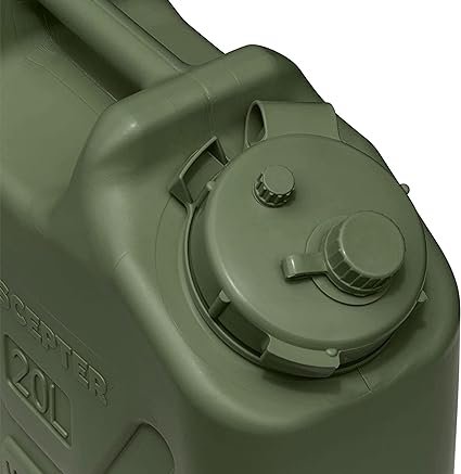 3 Scepter BPA Durable 5 Gallon 20 Liter Portable Military Water Storage Container for Camping, Outdoors and Emergency Management, Green (2 Pack)