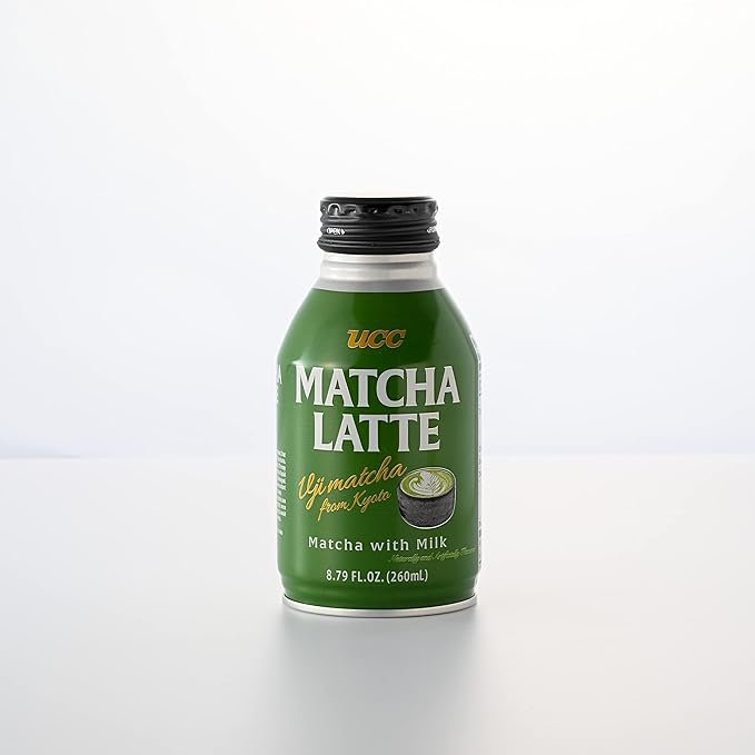 1 UCC Matcha Latte - Uji Matcha Milk Coffee, Japanese Import, 8.79 oz (Pack of 24)