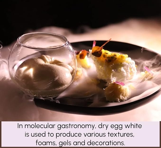 3 Unflavored Egg White Protein Powder 7.05 oz, Dried Egg Whites in Powder Form, Baking Essential for Meringue Cookies