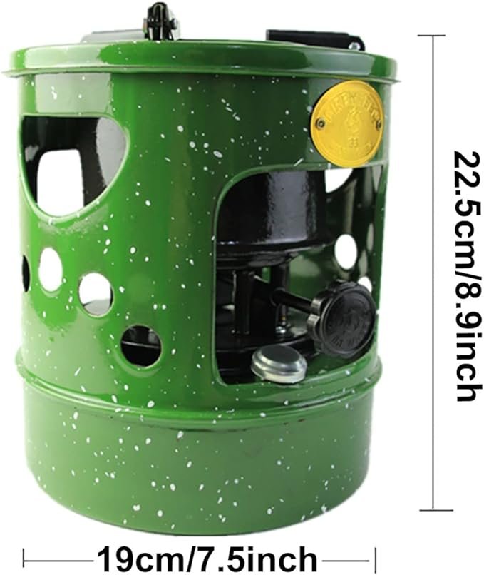 1 1.5L/3L Indoor Portable Convection Kerosene Heater with 10 Wicks/12 Wicks