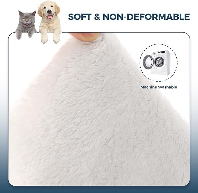 3 Cat Hammock for Cage Hanging Reversible 2Pack,Pet Hammock Bed Adjustable,Soft Sleeping Hammock for Cats,Ferret,Puppy,Rabbits,Small Animals (CAT, M)