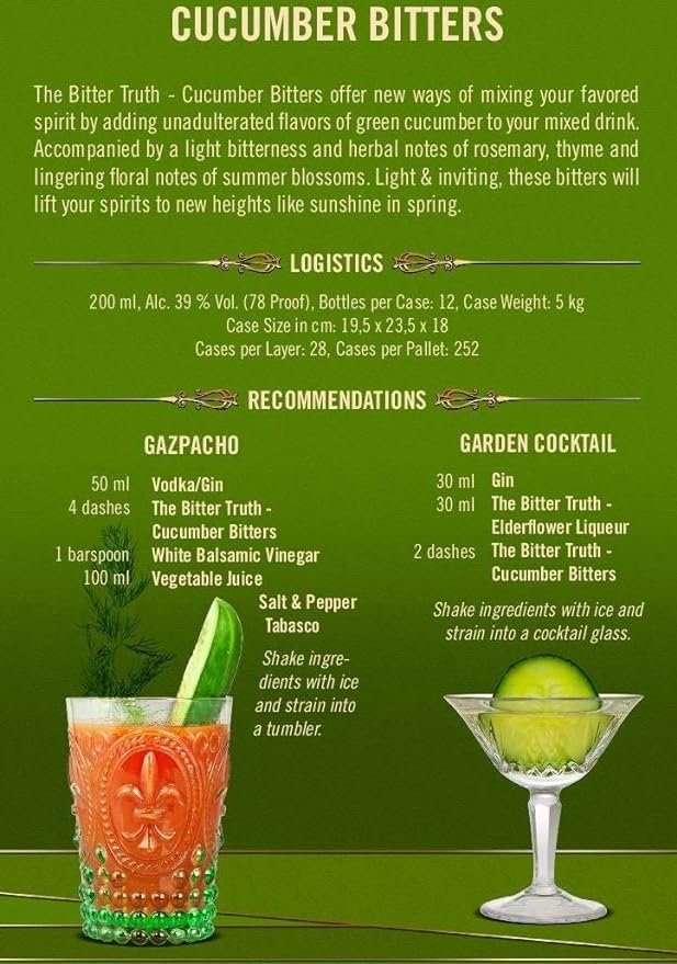 2 The Bitter Essence of Refreshing Cucumbers 200ml