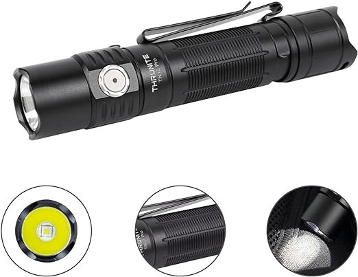 5 ThruNite TN12 V4 1100 Lumens Flashlight with CREE XP-L V6 LED, Powered by a 18650 Battery, IPX8 Rated for Versatility, Perfect for Everyday Carry (EDC), Emergency Situations and Outdoor Adventures, Cool White Illumination