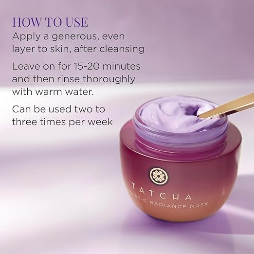 1 TATCHA The Violet-C Radiance Mask: Creamy Firming Mask with Vitamin C for Soft, Glowing Skin (50 ml / 1.7 oz)