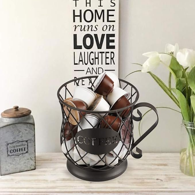 5 K Cup Storage Rack for Countertops - Bronze Finish
