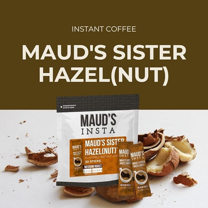 3 Sweet Hazelnut Coffee (Sister Hazelnut), 26ct. Solar Energy Produced Hazelnut Flavored Instant Coffee Stick Packs, 100% Arabica Flavored Coffee California Roasted, Hot or Iced Coffee

Renamed Product: Solar Burst Hazelnut Delight Coffee, 26ct. Instant Coffee Sticks