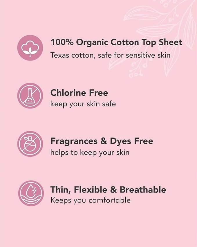 3 Comfort Pantyliners (Long, 36 Count) - Ultra Soft, Comfortable, Thin, Unscented. Premium Quality