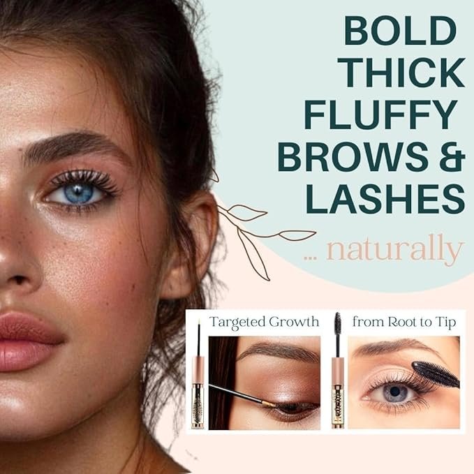 5 USDA Organic Castor Oil Lash Serum - Premium All Natural Cold Pressed Castor Oil Eyelash Growth Serum with Mascara Tube - Eyelash Treatment and Conditioner - For Thicker and Fuller Lashes