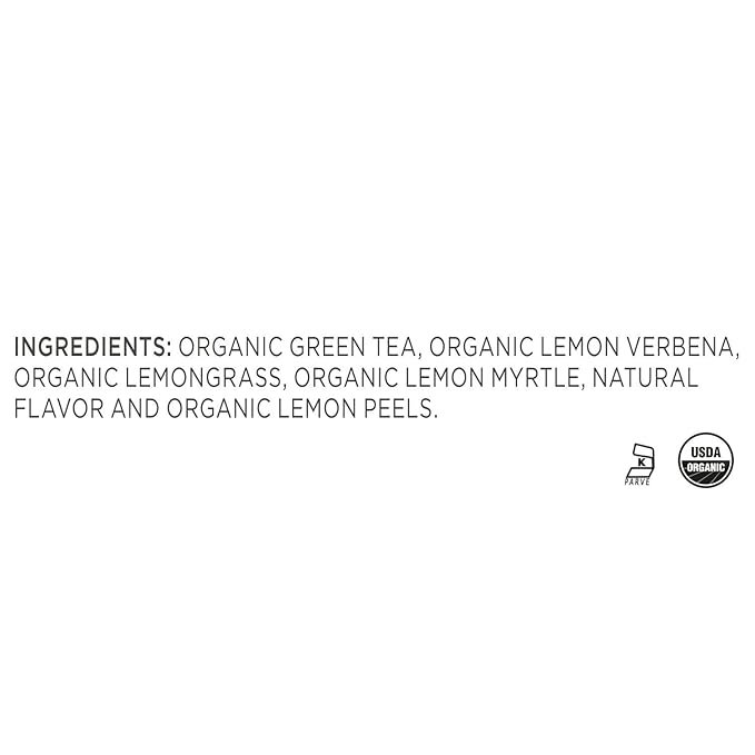 1 Tea Forte Lemon Sorbetti Organic Green Tea, Loose Tea Canister Makes 35-50 Cups, 1.76 Ounces