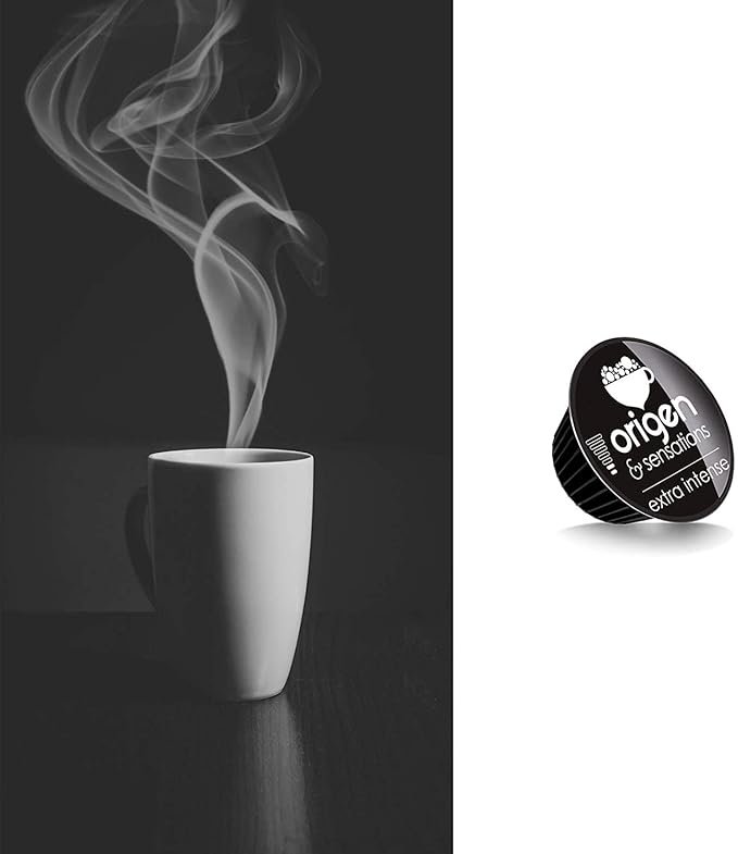 2 Coffee pods compatible with Dolce Gusto | 2 packs of 16 Intense | 2 packs of 16 Extra Intense | Bold Espresso Pods for Dolce Gusto | 64 Capsules