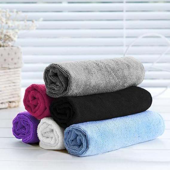 4 WEAWE Cleaning Cloths - Set of 12 (13x13 inch) 2100 Series Premium Quality Towels for a Spotless Clean, Durable and Non-Shedding Clothes for Housekeeping - Easy to Clean (White)