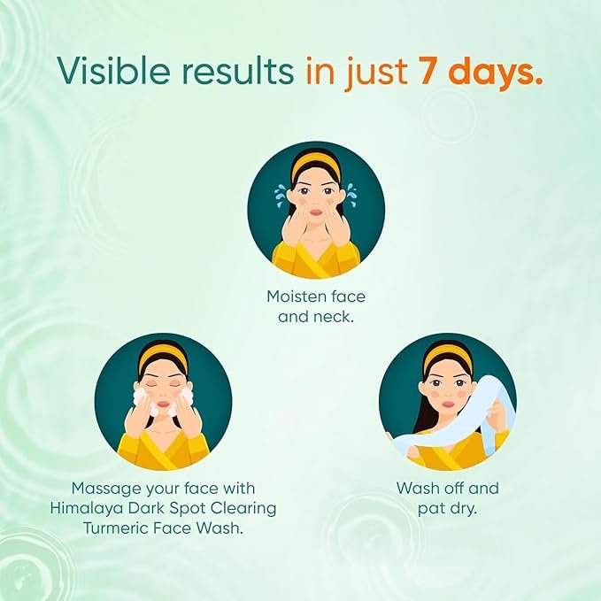5 himala'ya Dark Spot Clearing Turmeric Face Wash | Reduce dark spots in 7 days | Organically sourced & Cold-pressed turmeric | 100ml