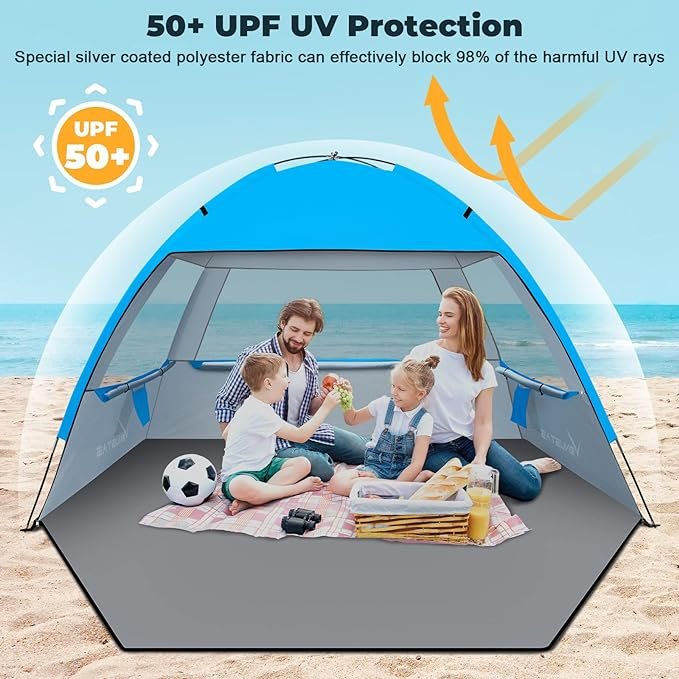 1 Venustas Sun Shade - Ultimate 3/4-5/6-7/8-10 Person Protection