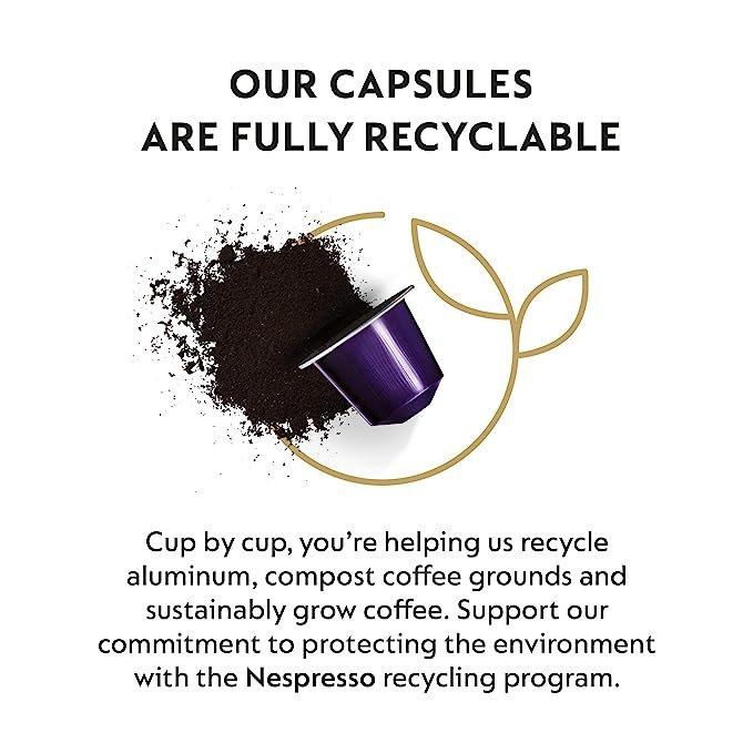 2 Nespresso OriginalLine Espresso Variety Pack: Medium Roast Coffee, 10 Count, Brews 3.7 ounce and 1.35 ounce (Only Compatible with Original Line Machine)