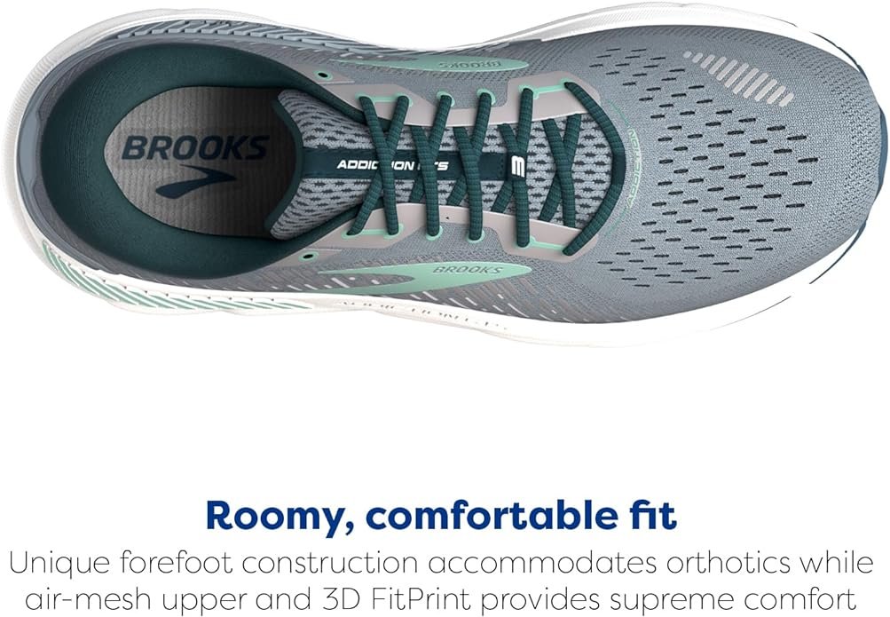 2 Brooks Women's Addiction GTS 15 Supportive Running Shoe
