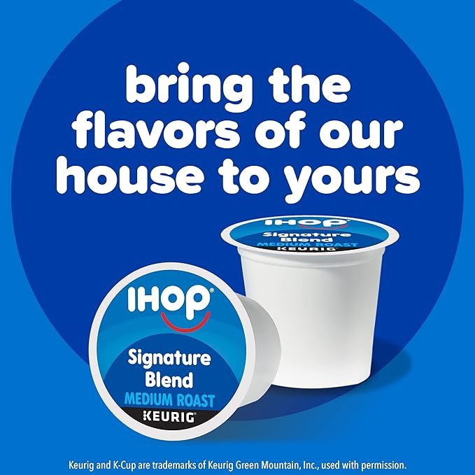5 Medium Roast Keurig K-Cup Coffee Pods by IHOP, 10 ct Box