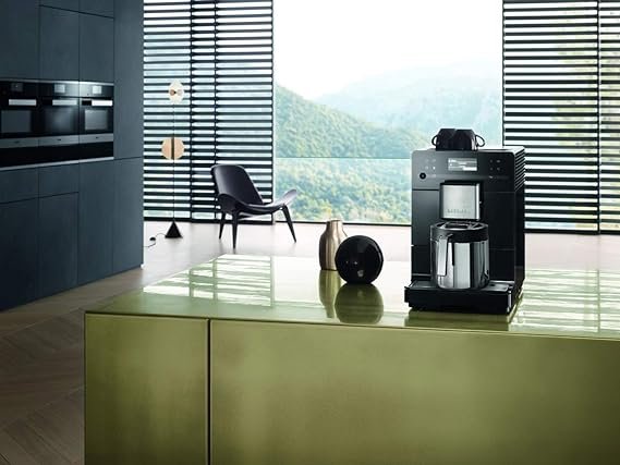 4 Miele CM5300 Coffee Machine, Black Obsidian Finish