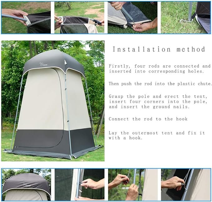 5 Outdoor Shower Tent Changing Room Privacy Portable Camping Shelters
