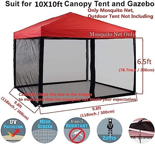 1 Outdoor Camping DIY Canopy Screen Wall Net