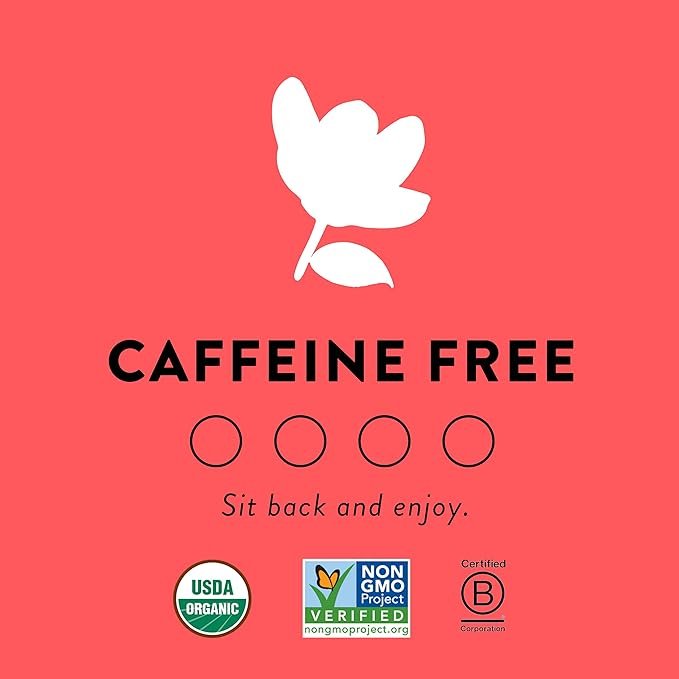 4 Choice Organic Grapefruit Honeybush Herbal Tea, Caffeine Free, 16 Bags (Pack Of 6)