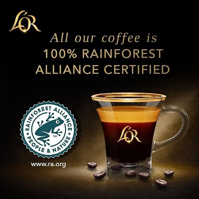2 L'OR Coffee Pods, 50 Mild Variety Pack, Single-Serve Aluminum Coffee Pods Compatible with the L’OR BARISTA System & Nespresso Original Machines