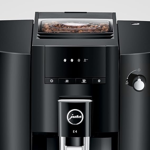 2 Jura E4 Ebony Automatic Coffee Machine