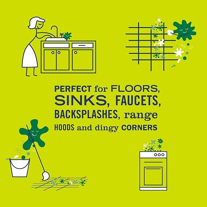 4 MRS. MEYER'S CLEAN DAY Probiotic Multi-Surface Concentrate Cleaner, Lemon Verbena, Cleans Crevices And Tough Stains, 32 Fl Oz