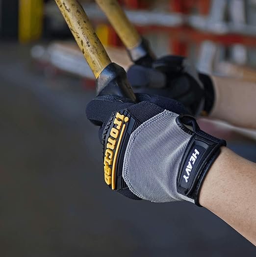 2 IronGrip Heavy Duty Gloves IG-04-L, Large