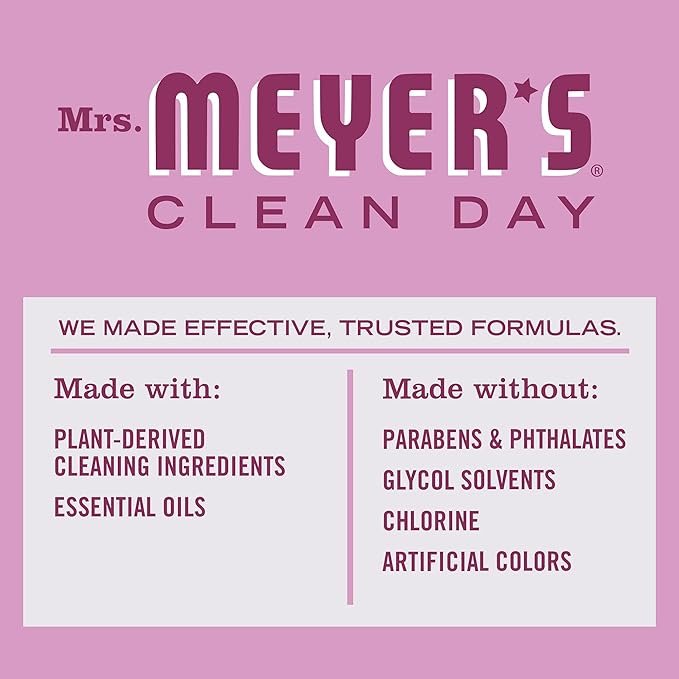 2 MRS. MEYER'S CLEAN DAY Multi-Surface Cleaner Concentrate, Use to Clean Floors, Tile, Counters, Peony, 32 fl. oz - Pack of 2