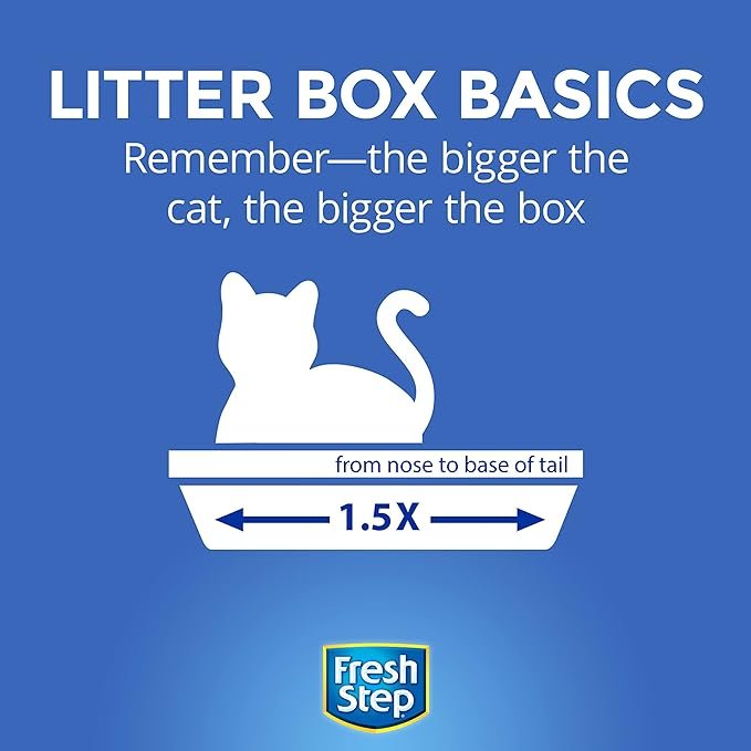 1 Fresh Step Clumping Cat Litter, Extreme, Long Lasting Odor Control Kitty Litter with Activated Charcoal, Low Dust Formula, 14 lb