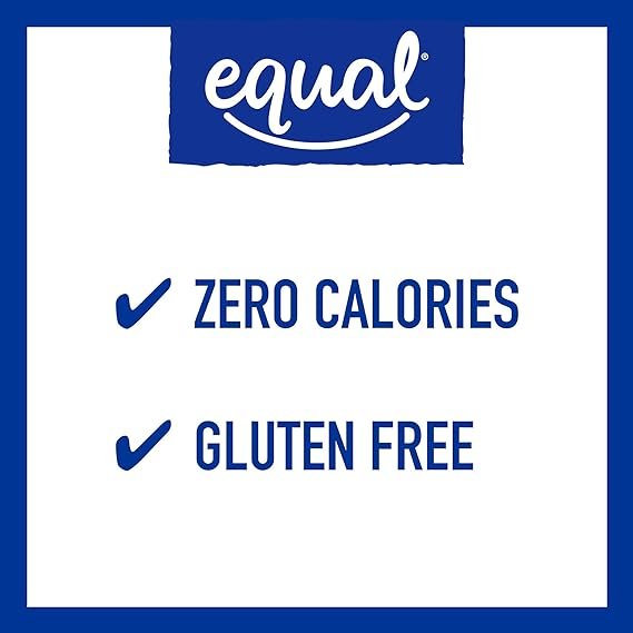 2 EQUAL 0 Calorie Sweetener, Sugar Substitute, Zero Calorie Sugar Alternative Sweetener Packets, Sugar Alternative, 800 Count