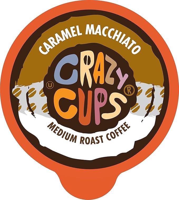 1 Caramel Macchiato Single Serve Coffee Pods - Medium Roast, 22 Count