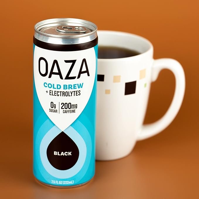 4 Black Brew Coffee with Electrolytes - Sugar-Free and Delicious
