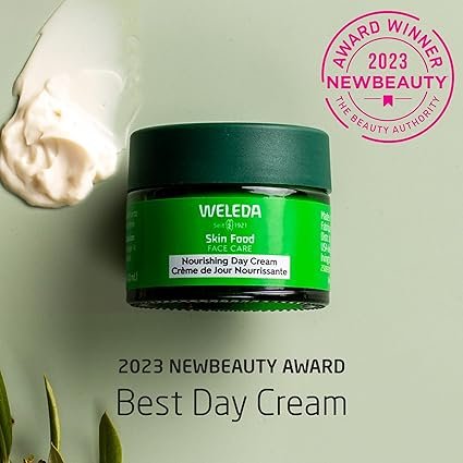 2 Weleda Skin Food Face Care Nourishing Day Cream, 1.3 Fluid Ounce, Plant Rich Moisturizer with Olive Leaf Extract, Squalane and Chamomile