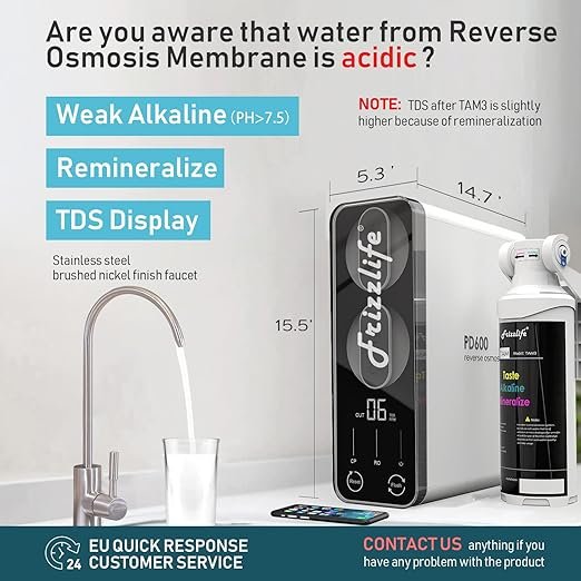 4 PD600-TAM3 Alkaline Mineral Water Filtration System