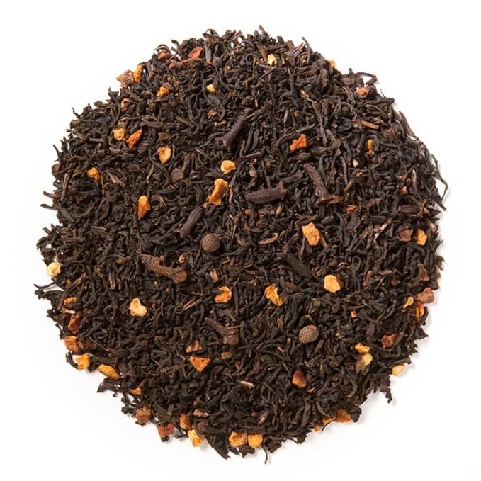 1 Davidson's Organics, Decaffeinated Spiced Peach, Loose Leaf Tea, 16-Ounce Bag