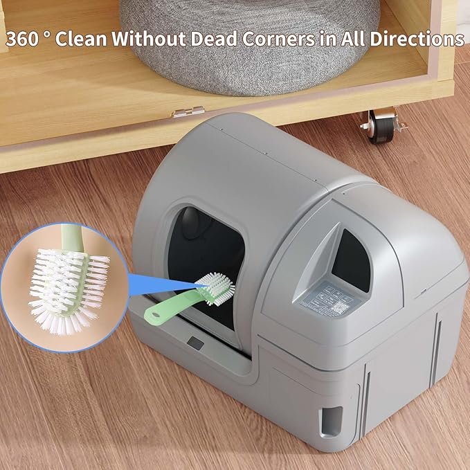 2 Premium Cat Litter Scooper kit – The Ultimate Solution for a Clean and Tidy Environment Include Plastic Cat Litter Shovel, cat Litter Scoop,Pickers, Handheld Dustpan, Broom,Cleaning Brush，Paste Hook