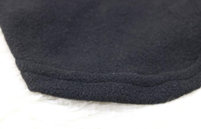 2 DroolingDog Cat Sweater Fleece Vest Cat Clothes for Small Cats Only, Small, Black