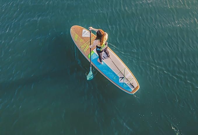 1 Boardworks Versa Stand Up Paddleboard 10' 6, Bamboo/Blue