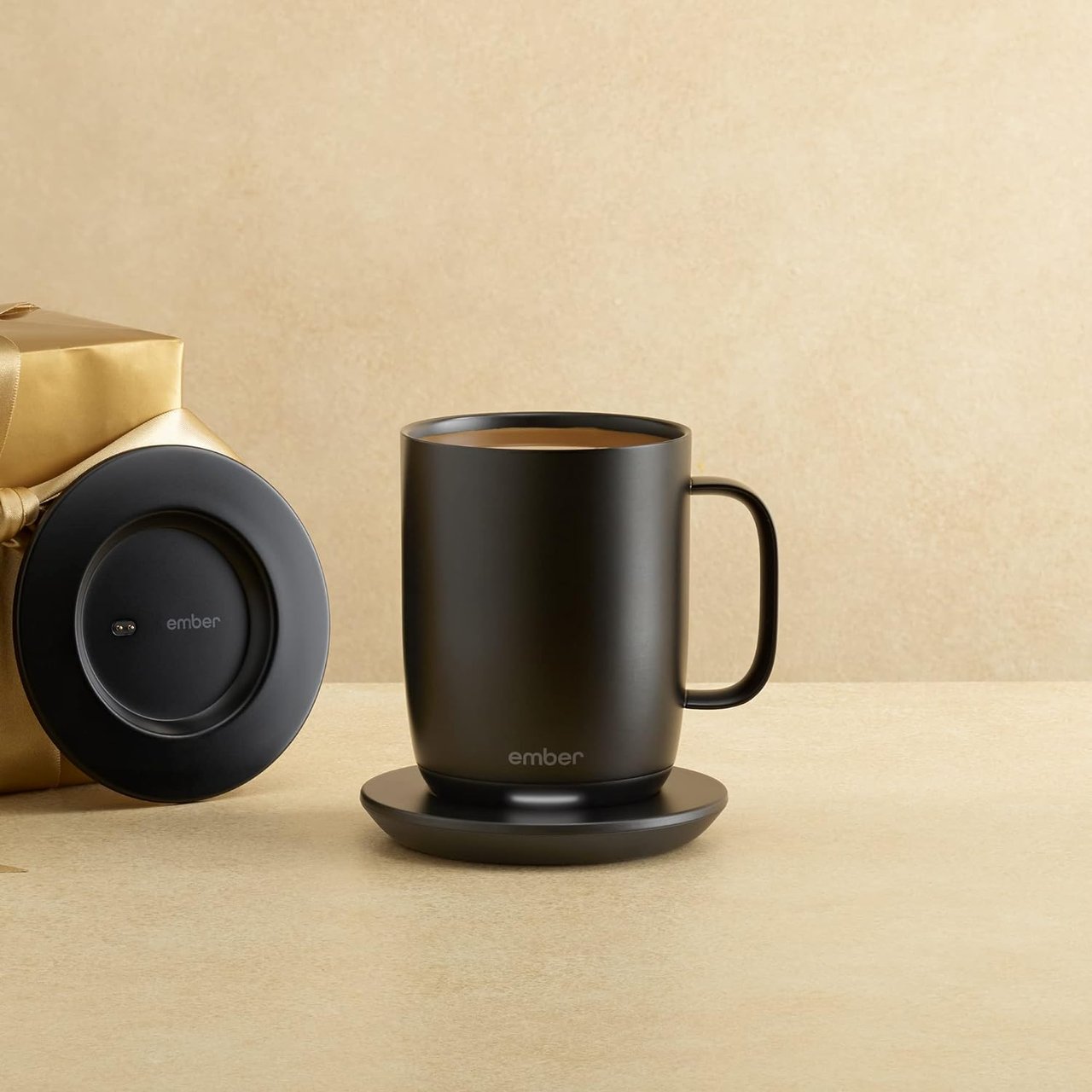 2 Ember 2 Smart Mug, 414 ml, Black, 80 min. Battery Life – App-Controlled Heated Mug – Upgraded Design