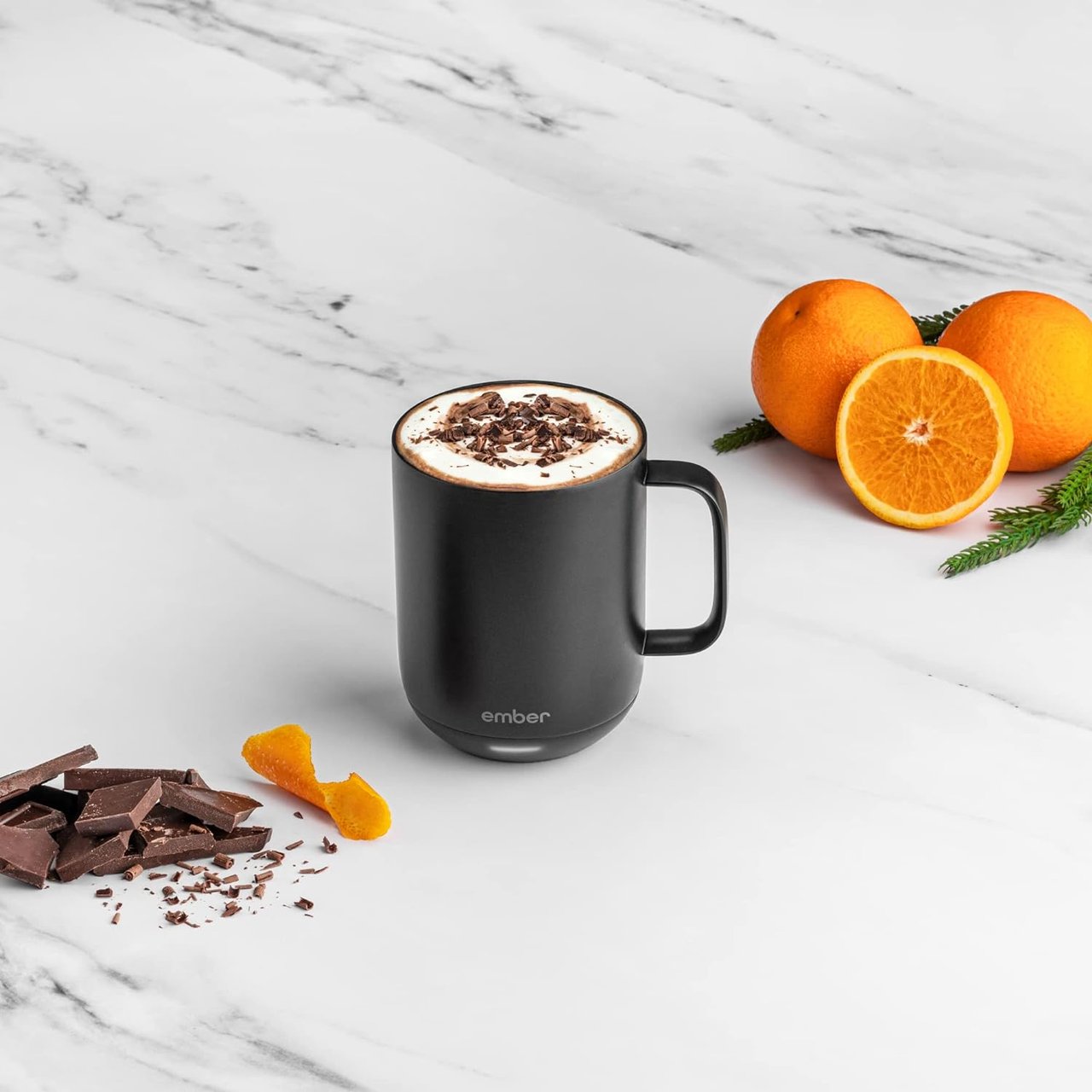 3 Ember 2 Smart Mug, 414 ml, Black, 80 min. Battery Life – App-Controlled Heated Mug – Upgraded Design
