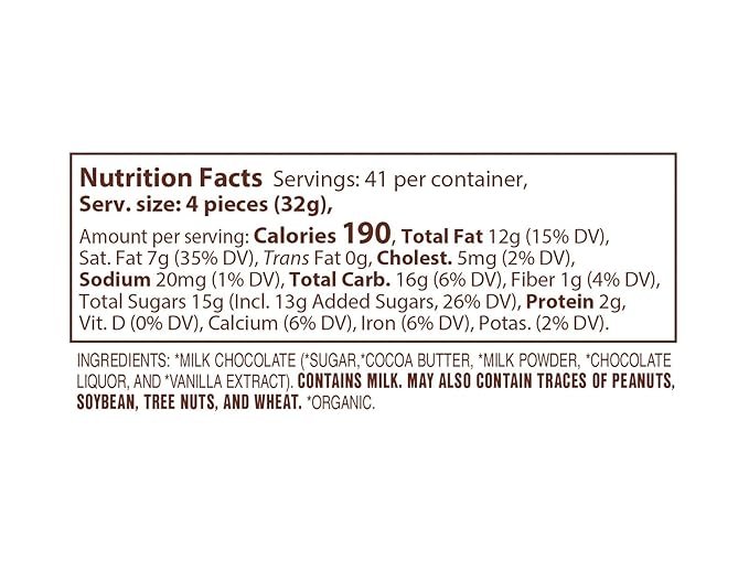 1 Lake Champlain Bulk Organic Milk Chocolate Hearts, 155 Pieces, 3 Pounds
