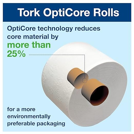1 Tork T11 White Toilet Paper Roll, 2-ply, 36 x 865 sheets, 162090